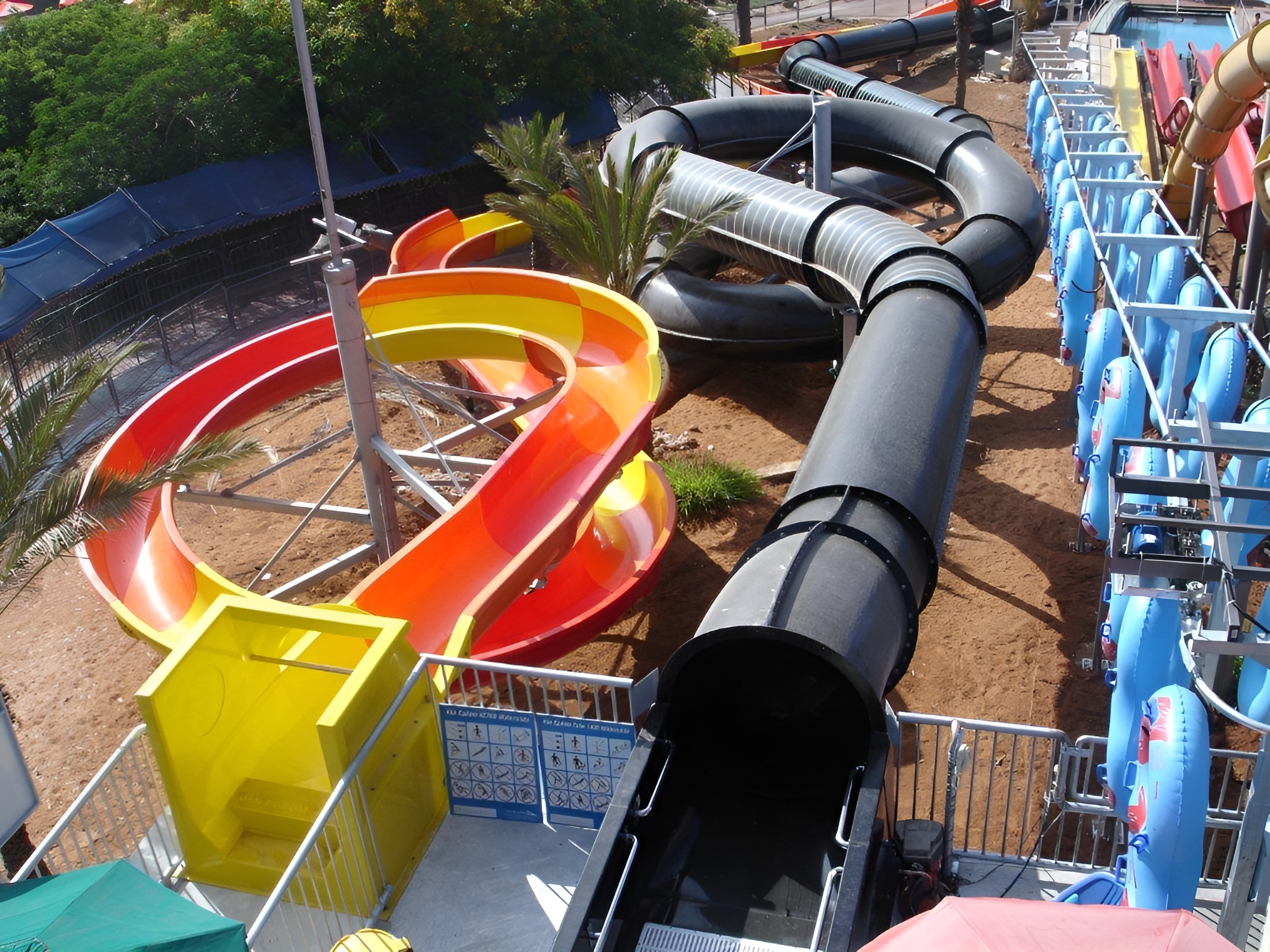 Waterslides